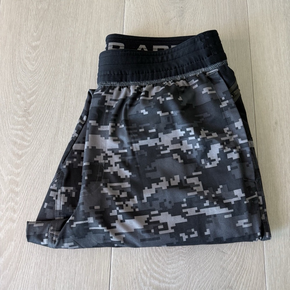 Under Armour Men's Unstoppable Fitted Pants Digital Black Camo Size M Medium